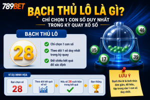 Bạch thủ lô là hình thức chỉ tập trung vào một con số duy nhất.