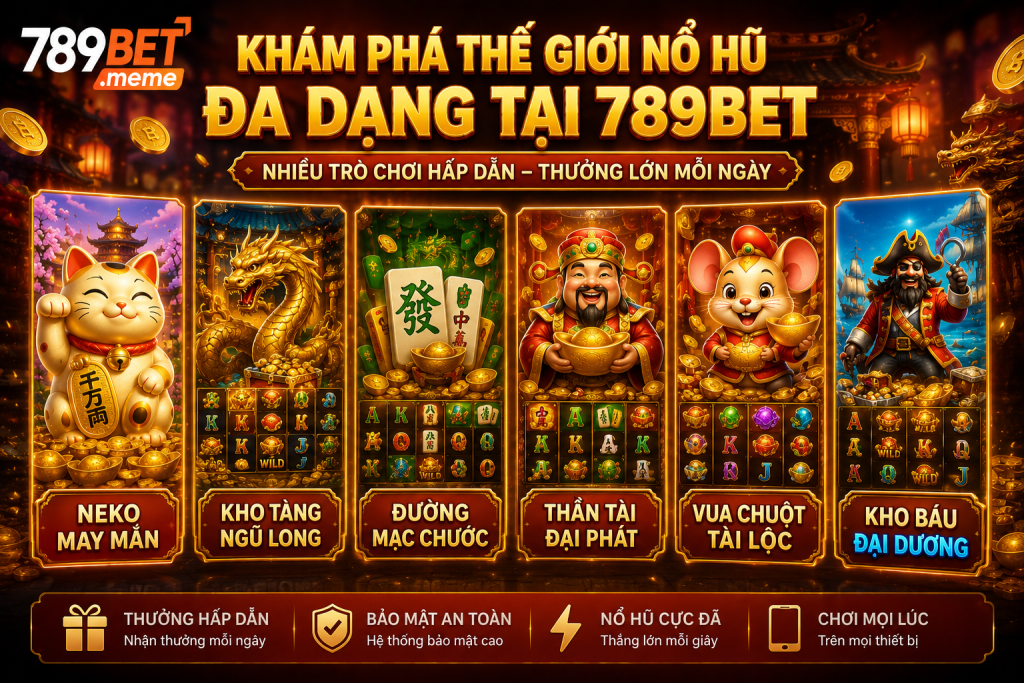 Kho Tàng Ngũ Long cùng các trò chơi nổ hũ nổi bật khác